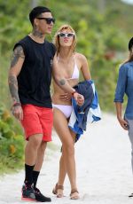 BELLA THORNE in Bikini at a Beach in Miami