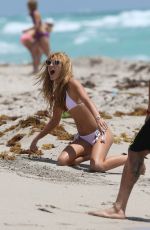 BELLA THORNE in Bikini at a Beach in Miami