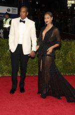 BEYONCE at MET Gala 2014 in New York