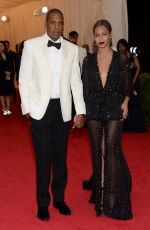 BEYONCE at MET Gala 2014 in New York