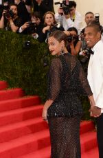 BEYONCE at MET Gala 2014 in New York
