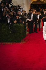 BEYONCE at MET Gala 2014 in New York
