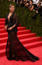 BEYONCE at MET Gala 2014 in New York