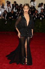 BEYONCE at MET Gala 2014 in New York