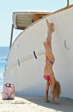 BRANDI GLANVILLE in Bikini at a Beach in Los Angeles