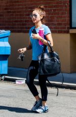 BRENDA SONG Leaves a Gym in Studio City