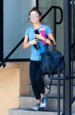 BRENDA SONG Leaves a Gym in Studio City