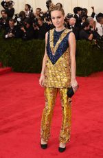 BRIE LARSON at MET Gala 2014 in New York