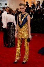 BRIE LARSON at MET Gala 2014 in New York