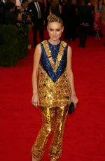 BRIE LARSON at MET Gala 2014 in New York