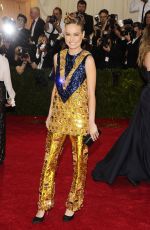 BRIE LARSON at MET Gala 2014 in New York