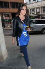 BROOKE VINCENT Arrives at Her Hotel in London