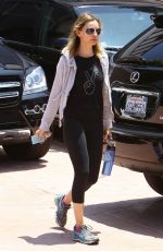 CALISTA FLOCKHART Heading to the Gym in Los Angeles