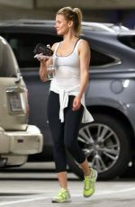 CAMERON DIAZ in Tights Leaves the Gym in West Hollywood