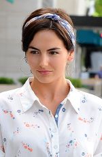 CAMILLA BELLE in Ripped Jeans Out and About in Beverly Hills