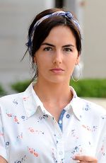 CAMILLA BELLE in Ripped Jeans Out and About in Beverly Hills
