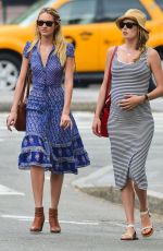 CANDICE SWANEOEL and DOUTZEN KROES Out in New York