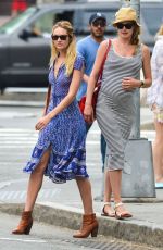 CANDICE SWANEOEL and DOUTZEN KROES Out in New York