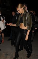 CARA DELEVINGNE Arrives at Chiltern Firehouse in London 