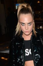 CARA DELEVINGNE at Fendi Launch After Party in London