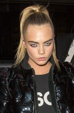 CARA DELEVINGNE at Fendi Launch After Party in London