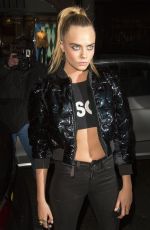 CARA DELEVINGNE at Fendi Launch After Party in London