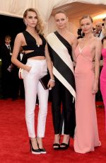 CARA DELEVINGNE at MET Gala 2014 in New York