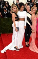 CARA DELEVINGNE at MET Gala 2014 in New York