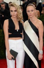 CARA DELEVINGNE at MET Gala 2014 in New York