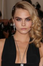 CARA DELEVINGNE at MET Gala 2014 in New York