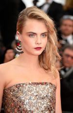 CARA DELEVINGNE at tThe Search Premiere at Cannes Film Festival