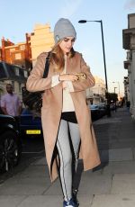 CARA DELEVINGNE Heading to Her Home with Sweet Bunny