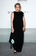 CATHERINE DENEUVE at AMFAR’s 21st Cinema Against Aids Gala in Cap D’Antibes