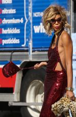 CHANEL IMAN at a Photoshoot on the Street in New York