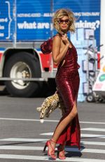 CHANEL IMAN at a Photoshoot on the Street in New York
