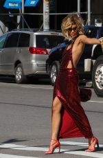 CHANEL IMAN at a Photoshoot on the Street in New York