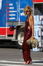 CHANEL IMAN at a Photoshoot on the Street in New York