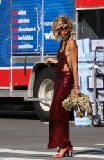 CHANEL IMAN at a Photoshoot on the Street in New York
