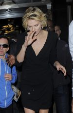 CHARLIZE THERON Leaves Her Hotel in London