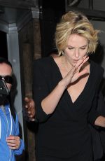 CHARLIZE THERON Leaves Her Hotel in London