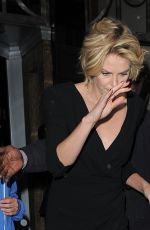 CHARLIZE THERON Leaves Her Hotel in London