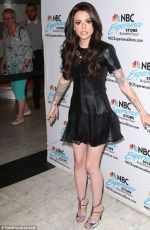 CHER LLOYD at NBC Experience Store in New York