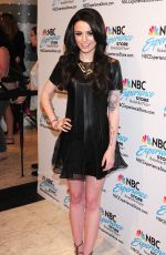 CHER LLOYD at NBC Experience Store in New York