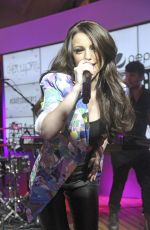 CHER LLOYD Performs at MLB Fan Cave in New York