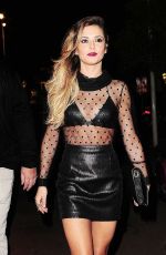 CHERYL COLE Arrives at Cosy Box Club in Cannes