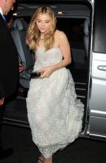 CHLOE MORETZ Arrives at Dinner in Cannes