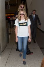 CHLOE MORETZ Arrives at LAX Airport in Los Angeles