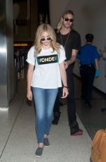 CHLOE MORETZ Arrives at LAX Airport in Los Angeles
