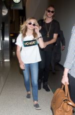 CHLOE MORETZ Arrives at LAX Airport in Los Angeles