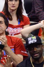 CHLOE MORETZ at Clippers Game at the Staples Center